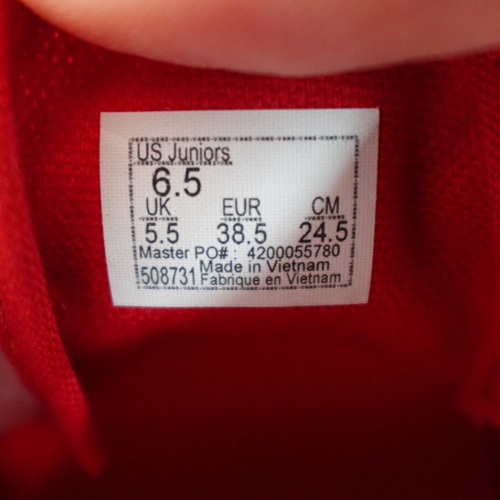 Vans Tie Dye Off the Wall Juniors 6.5 Classic Shoes Sneakers Blue Red  508731‎ - Picture 9 of 10
